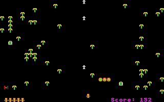 Wormwar atari screenshot